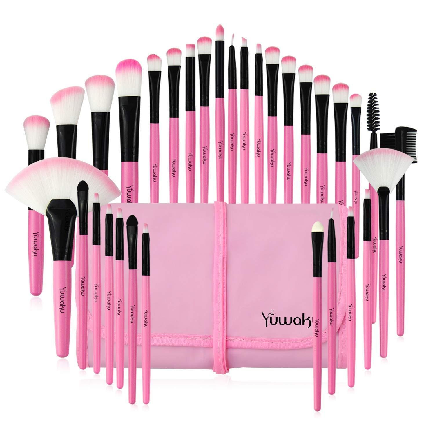 32 Pieces Professional Makeup Makeup Brush Kit with Makeup Bag 32 Pieces Professional Makeup Makeup Brush Kit with Makeup Bag