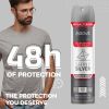 ABOVE Shiny Silver - 48 Hours Elements Antiperspirant Deodorant - Dry Spray for Men - Notes of Jasmine and Mint - Protects Against Sweat and Body Odor