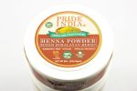 Pride Of India - Herbal Henna (Lawsonia Inermis) Hair Color Powder w/Gloves - Natural Red, Half Pound (8oz - 227gm) Jar