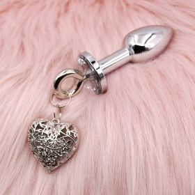 Love Chain Sex Toys Bell For Women (Option: Small Size Butt Plug Silver)