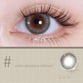 Mini Series Daily Color Contact Lenses (Option: Quiet Grey-750degree)