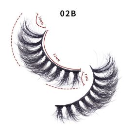 Soft and Thick Multi-Layer Three-Dimensional False Eyelashes Mimic Mink Hair (Series: 5)